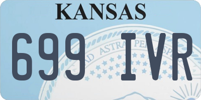 KS license plate 699IVR