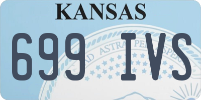 KS license plate 699IVS