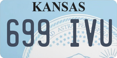 KS license plate 699IVU