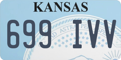 KS license plate 699IVV