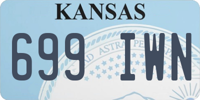 KS license plate 699IWN