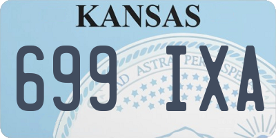KS license plate 699IXA