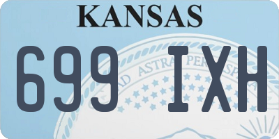 KS license plate 699IXH