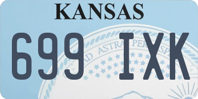 KS license plate 699IXK