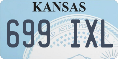 KS license plate 699IXL