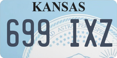 KS license plate 699IXZ