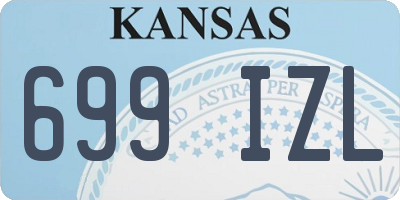 KS license plate 699IZL