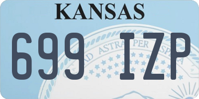 KS license plate 699IZP