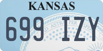 KS license plate 699IZY