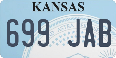 KS license plate 699JAB