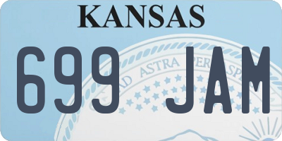 KS license plate 699JAM