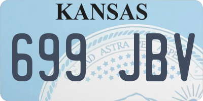 KS license plate 699JBV