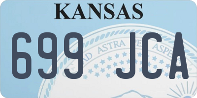 KS license plate 699JCA