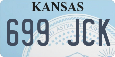 KS license plate 699JCK