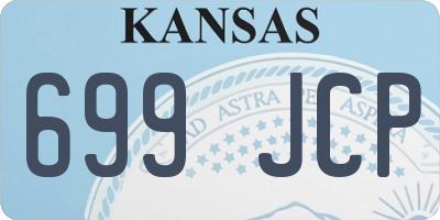 KS license plate 699JCP