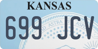 KS license plate 699JCV