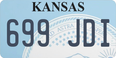 KS license plate 699JDI