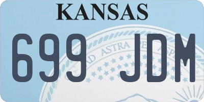 KS license plate 699JDM