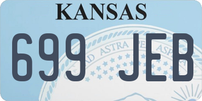KS license plate 699JEB