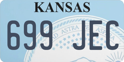KS license plate 699JEC