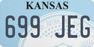 KS license plate 699JEG