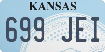 KS license plate 699JEI