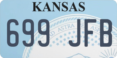 KS license plate 699JFB