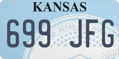 KS license plate 699JFG