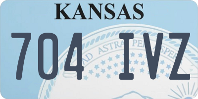 KS license plate 704IVZ