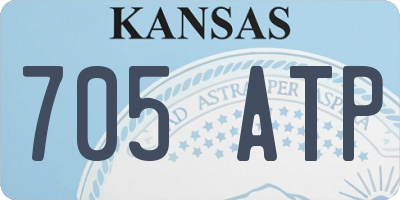 KS license plate 705ATP
