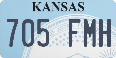 KS license plate 705FMH