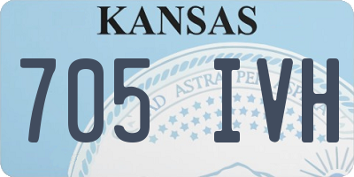 KS license plate 705IVH