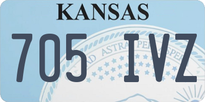 KS license plate 705IVZ