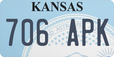 KS license plate 706APK