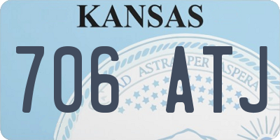 KS license plate 706ATJ
