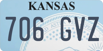 KS license plate 706GVZ