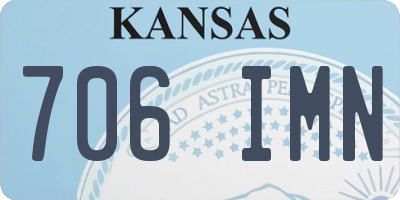 KS license plate 706IMN
