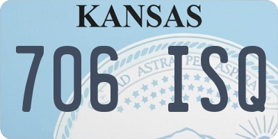 KS license plate 706ISQ