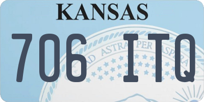 KS license plate 706ITQ