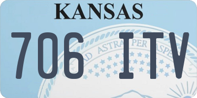 KS license plate 706ITV