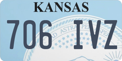 KS license plate 706IVZ