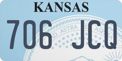 KS license plate 706JCQ