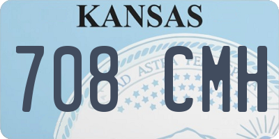 KS license plate 708CMH