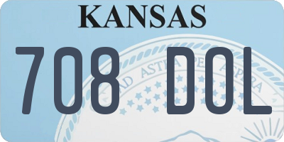 KS license plate 708DOL