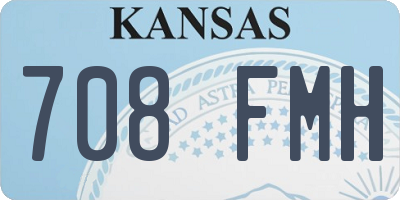 KS license plate 708FMH