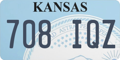 KS license plate 708IQZ