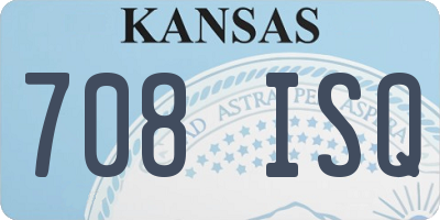 KS license plate 708ISQ