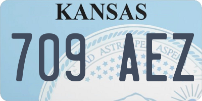 KS license plate 709AEZ