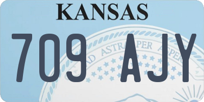 KS license plate 709AJY