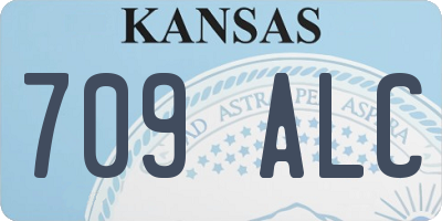 KS license plate 709ALC